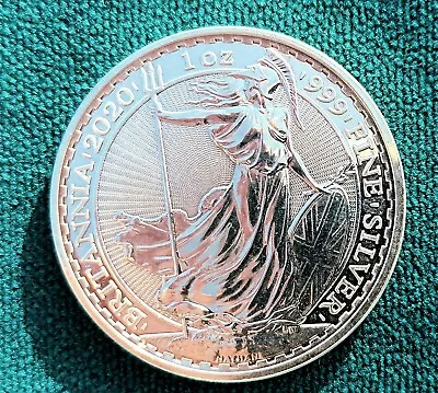 5 X 2020 SILVER BRITANNIA 1oz Coin Royal Mint ~ MINT BULLION ~ AS ISSUED REF B1 • $217.59