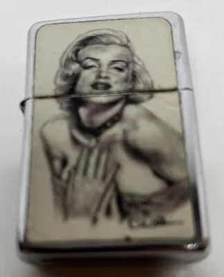 Marilyn Monroe Collectible Cigarette Flip Top Refillable Lighter Victor • $8.99