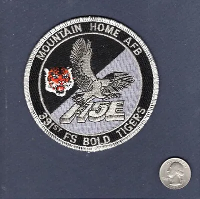 391st FS BOLD TIGERS USAF F-15E EAGLE Fighter Squadron Patch • $8.99