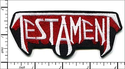 25 Pcs Embroidered Iron On Patches Testament METAL BAND AP056tM • $19.98