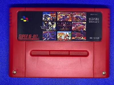 £39 • Buy Super Nintendo SNES PAL SUPER 100 In 1 Cartridge (Everdrive) ROYAL ML TRACKED 24