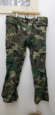 $19.99 • Buy Military Issued Woodland Improved Rainsuit Trousers