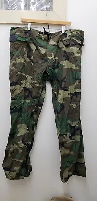 $19.99 • Buy Military Issued Woodland Improved Rainsuit Trousers