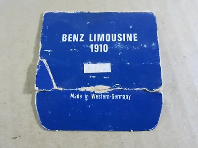 933T Vintage Zizz 23 Germany 1 Flap Box Cardboard For Benz Limousine 1910 • $4.53
