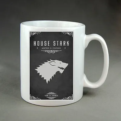 Game Of Thrones Mugs Choice Of Houses Gift Present Stark Lannister Tyrell  • £7.99