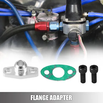 Car AN10 Oil Drain Return Turbo Flange Fitting Kit For GT T17 T20 T25 T28 T30 • $9.44