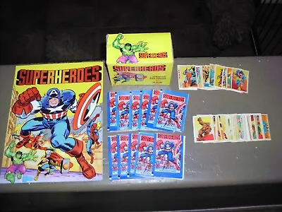 Marvel Stickers Counter Display Box W/stickers Pouches & Album Very Rare M 1980 • $539.99