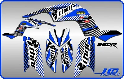 YAMAHA RAPTOR 660R Full Graphics Kit  2001 2005.THICK AND HIGH GLOSS • $88