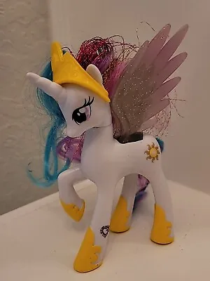 My Little Pony G4 FIM Princess Celestia MLP Brushable Figure Canterlot Castle #3 • $16.99