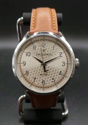 £129.99 • Buy Trussardi Milano Piazza Della Scala Italian Mens Quartz Designer Watch WR50M NEW