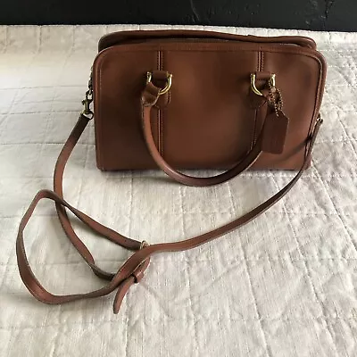 Vintage Coach Beaumont Doctor Satchel Purse Bag Brown/Tan 9871 • $128