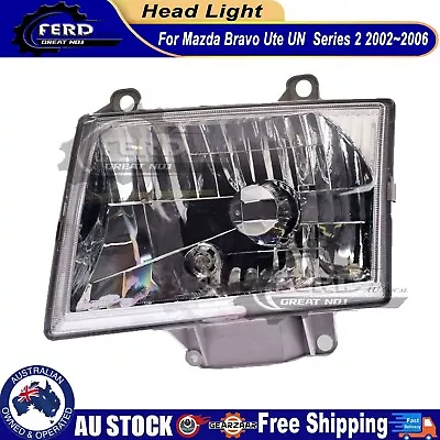 LH Left Hand Head Light Front Chrome Fits Mazda Bravo Ute UN Series 2 2002~2006 • $57