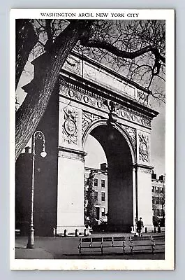 New York City NY-Washington Arch Antique Vintage Souvenir Postcard • $7.99