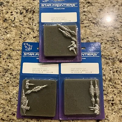 Star Frontiers Metal Miniatures (TSR) - Federation Ship Packs X3 • $12