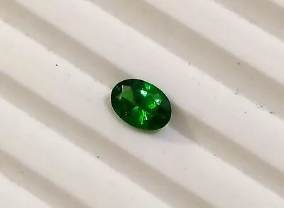 7 X 5 Mm Oval Deep Green Tsavorite Garnet Ring Natural Gemstone AAA+ Quality • $431.73