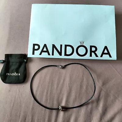 Pandora Bracelet With Charm Pouch And Packaging • £22