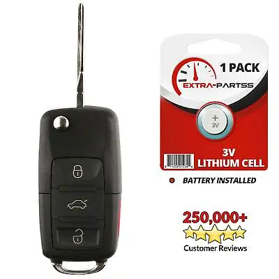 For 2011 2012 2013 2014 2015 2016 Volkswagen VW Jetta Keyless Remote Key Fob • $14.95