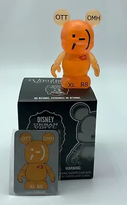 Disney Vinylmation Urban 6 1337 Mou53 Texting Clear Orange Mickey Figurine • $31.45