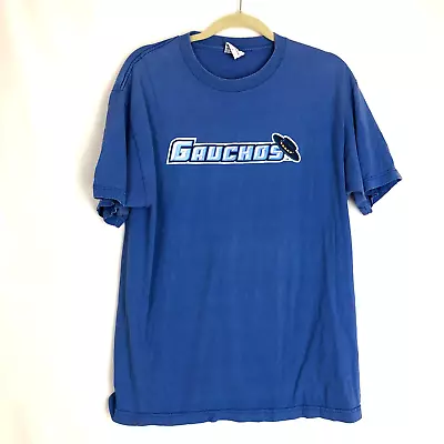 UCSB Gauchos UC Santa Barbara T Shirt Size Mens L Blue Plain Back • $14.99