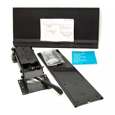 £59.32 • Buy NEW Herman Miller Keyboard Support Tray Adjustable Under Desk W/ Tilt  22  X 10 