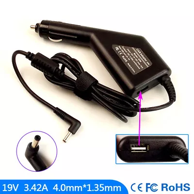 Laptop DC Adapter Car Charger USB Power For Asus ZenBook UX303L UX430UQ UX501JW • $31.89