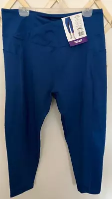 Earth Yoga Women Plus Size 1X Zen Pants Stretch Front Pockets Eco Friendly • $32.95