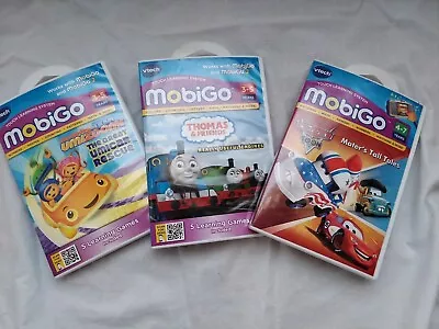 VTech Mobigo Games Lot Of 3 Team Omizoomi Thomas & Friends Mater's Tall Tales • $25