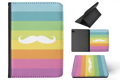 Case Cover For Apple Ipad|cool Hipster Moustache Pattern #2 • $25.65