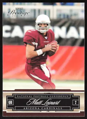 2007 Playoff Prestige Matt Leinart #4 Arizona Cardinals • $1.79