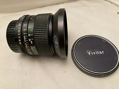 Vivitar 28mm 1:2.5 Auto Wide-Angle Lens For Canon FD Series • $57.99