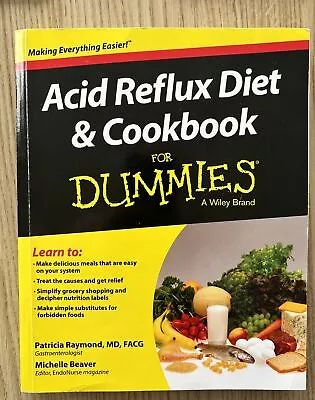 Acid Reflux Diet & Cookbook For Dummies By Michelle Beaver Patricia Raymond... • £9.99