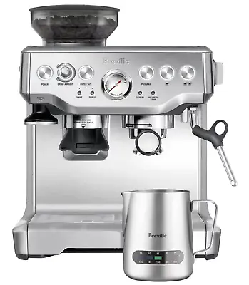 Breville Barista Express Coffee Machine Thermo Milk Jug BES875BSS Espresso   • $750