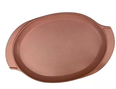 Vintage Mid Century Melamine Boonton Ware Melmac Pink Serving Tray Platter Plate • $10