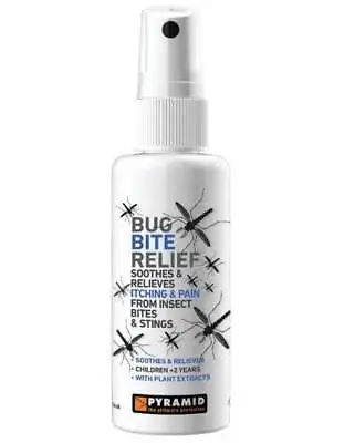 Pyramid Bug Bite Relief Spray - 60ml Insect Afterbite Treatment • £8.89