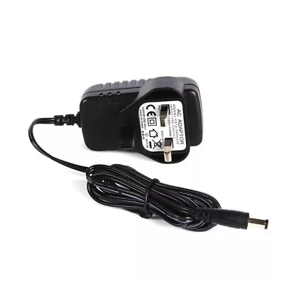 D'Addario  PW-CT-9VG AC-DC 9-Volt-Power Supply Adaptor (9V 500mA) - UK Plug • £9.95