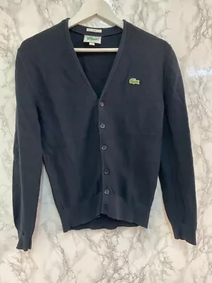 Unisex Lacoste Black Cardigan Size Xs - Cg B93 • £6.39