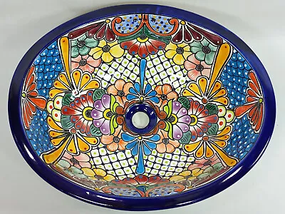 21  X 17  TALAVERA SINK Drop In Or Undermount Mexican Bathroom Handmade Ceramic • $144.90