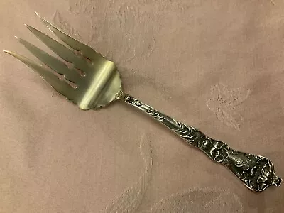 POPPY By Baker Manchester Sterling 8 7/8  Serving Fork Mono  S  • $159