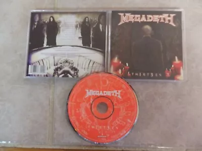 Megadeth Th1rt3en CD Hard Rock Heavy Metal Rare Out Of Print • $1.25