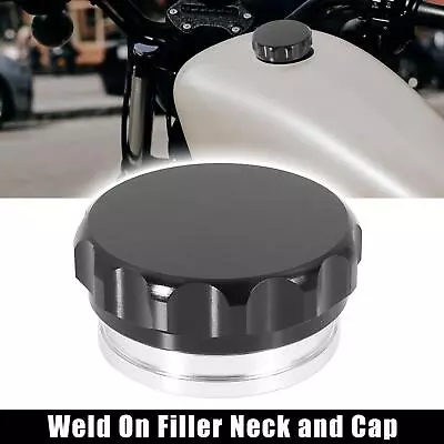 2 Inch ID Aluminium Alloy Universal Auto Weld On Filler Neck Cap Oil Fuel Tank • $15.03