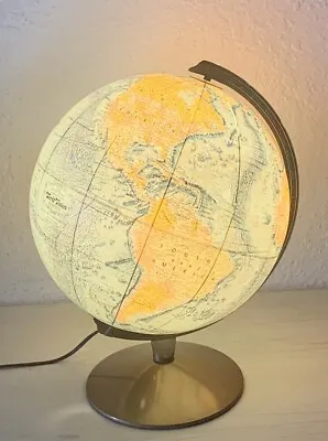 Vintage Replogle Globe - Light Up World Vision Series 12  Diameter Made In USA • $75