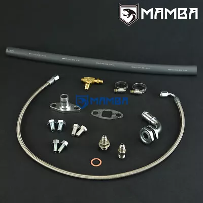 MAMBA Universal Turbo Oil Feed & Return Line For Borg Warner S200 S300 S400 • $130.90