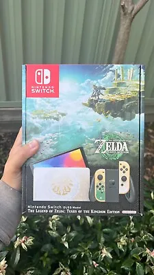 Nintendo Switch OLED Console Zelda Tears Of The Kingdom Bundle With Box (New) • $664.05