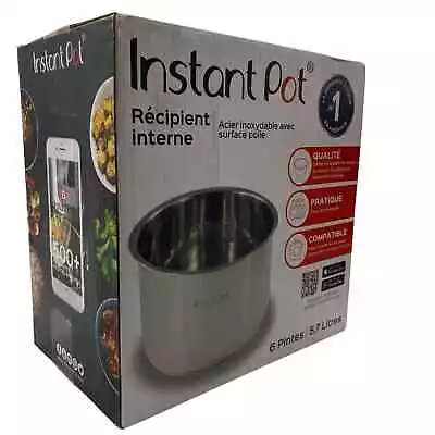 Instant Pot Inner Pot Stainless Steel With Polished Surface 6 Quart / 5.7 Liters • $27.95