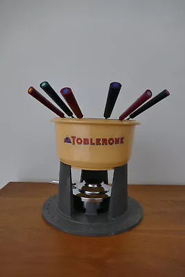 Le Creuset Toblerone Enamelled Cast Iron Ltd Edition Fondue Set Original Forks • £80