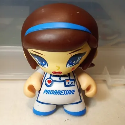 Flo Progressive Insurance Action Figure Munny World Kidrobot 4.25  X 2.5   • £4.68