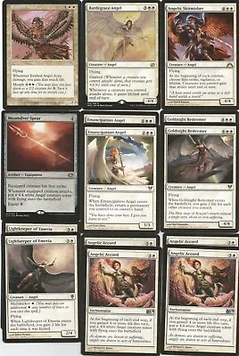 Lifegain Angel Deck - White MTG Magic The Gathering Rares Ready To Play  • $39.99