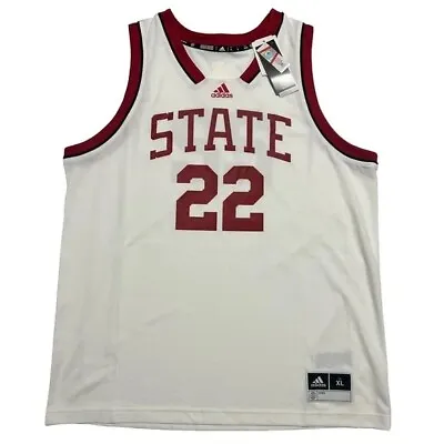 $44 • Buy Adidas NC State Wolfpack Swingman Basketball #22 Jersey HM2589 Men's 2XL