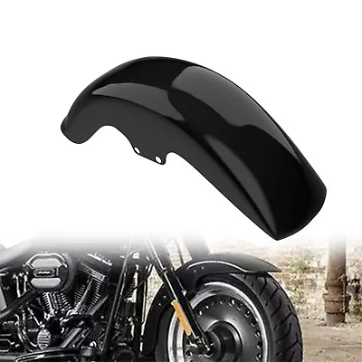 Gloss Black Front Fender Mudguard Fit For Harley Softail Fatboy FLSTF 2006-2017 • $87.29