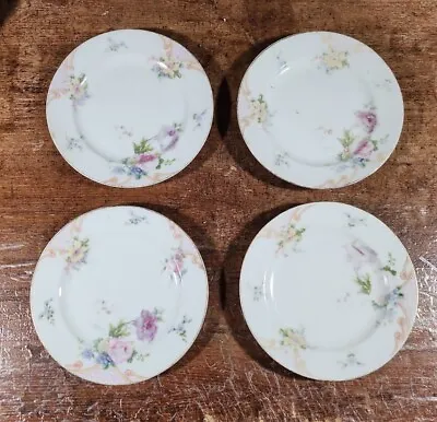 Vintage Epiag Czechoslovakian Floral China 6.5  Plates (4) • $7.99